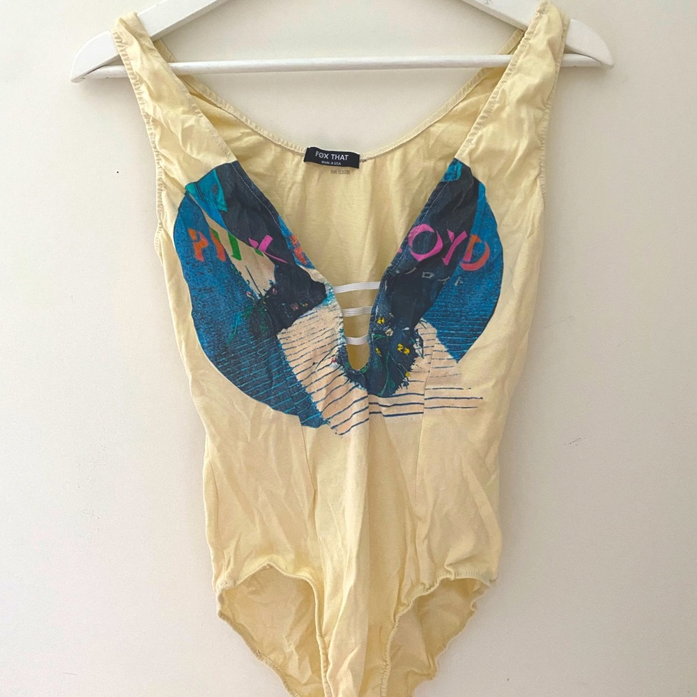 Reworked Vintage Pink Floyd Bodysuit
